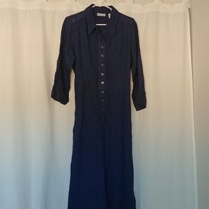 Soft Surroundings linen maxi dress